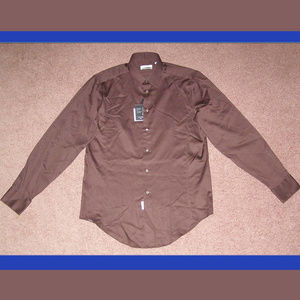 NEW Calvin Klein Slim Fit Stretch Dress Shirt 15.5